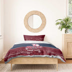 Custom Australia QLD Reds Bedding Set Queensland Aboriginal Art
