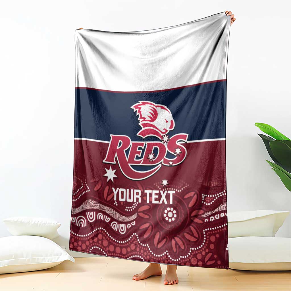 Custom Australia QLD Reds Blanket Queensland Aboriginal Art