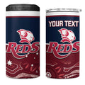 Custom Australia QLD Reds 4 in 1 Can Cooler Tumbler Queensland Aboriginal Art