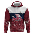 Custom Australia QLD Reds Hoodie Queensland Aboriginal Art