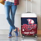 Custom Australia QLD Reds Luggage Cover Queensland Aboriginal Art