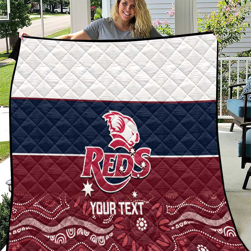 Custom Australia QLD Reds Quilt Queensland Aboriginal Art