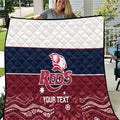 Custom Australia QLD Reds Quilt Queensland Aboriginal Art