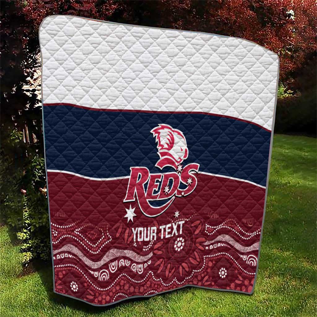 Custom Australia QLD Reds Quilt Queensland Aboriginal Art