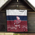 Custom Australia QLD Reds Quilt Queensland Aboriginal Art