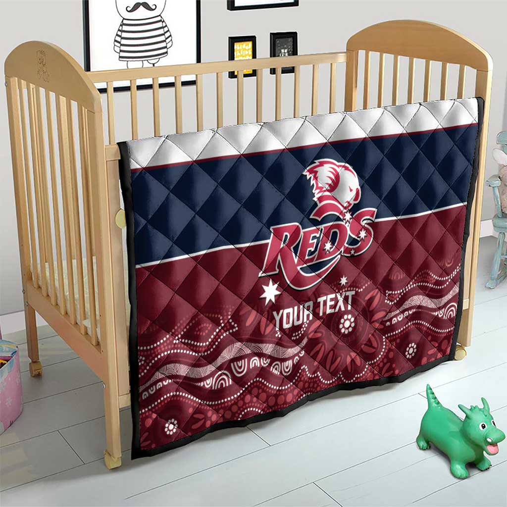 Custom Australia QLD Reds Quilt Queensland Aboriginal Art