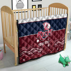 Custom Australia QLD Reds Quilt Queensland Aboriginal Art