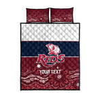 Custom Australia QLD Reds Quilt Bed Set Queensland Aboriginal Art