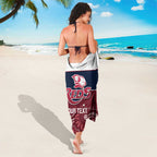 Custom Australia QLD Reds Sarong Queensland Aboriginal Art