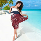 Custom Australia QLD Reds Sarong Queensland Aboriginal Art