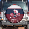 Custom Australia QLD Reds Spare Tire Cover Queensland Aboriginal Art