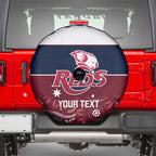 Custom Australia QLD Reds Spare Tire Cover Queensland Aboriginal Art