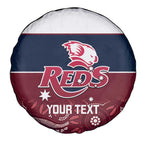 Custom Australia QLD Reds Spare Tire Cover Queensland Aboriginal Art