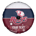 Custom Australia QLD Reds Spare Tire Cover Queensland Aboriginal Art
