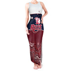 Custom Australia QLD Reds Tank Maxi Dress Queensland Aboriginal Art