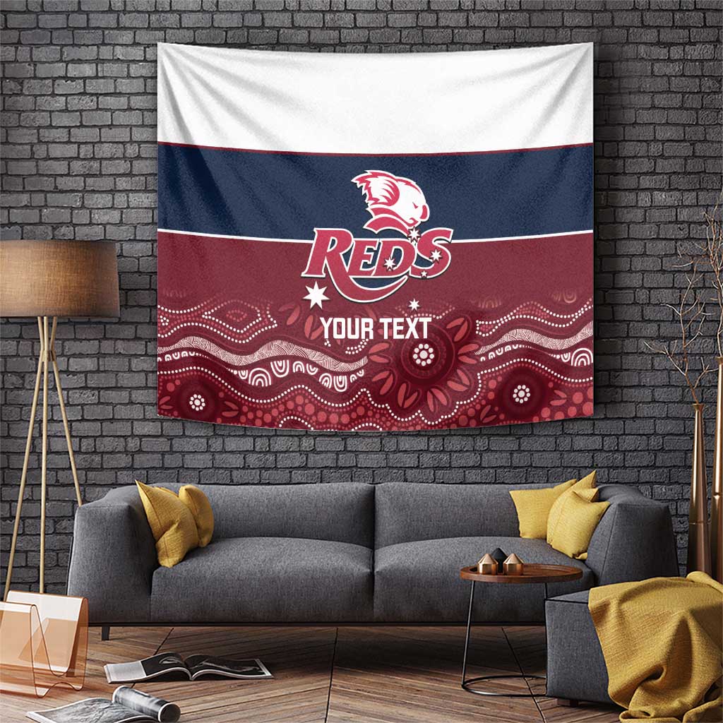 Custom Australia QLD Reds Tapestry Queensland Aboriginal Art