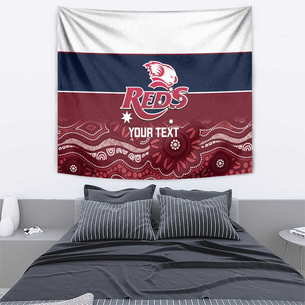 Custom Australia QLD Reds Tapestry Queensland Aboriginal Art