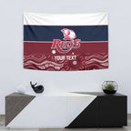 Custom Australia QLD Reds Tapestry Queensland Aboriginal Art