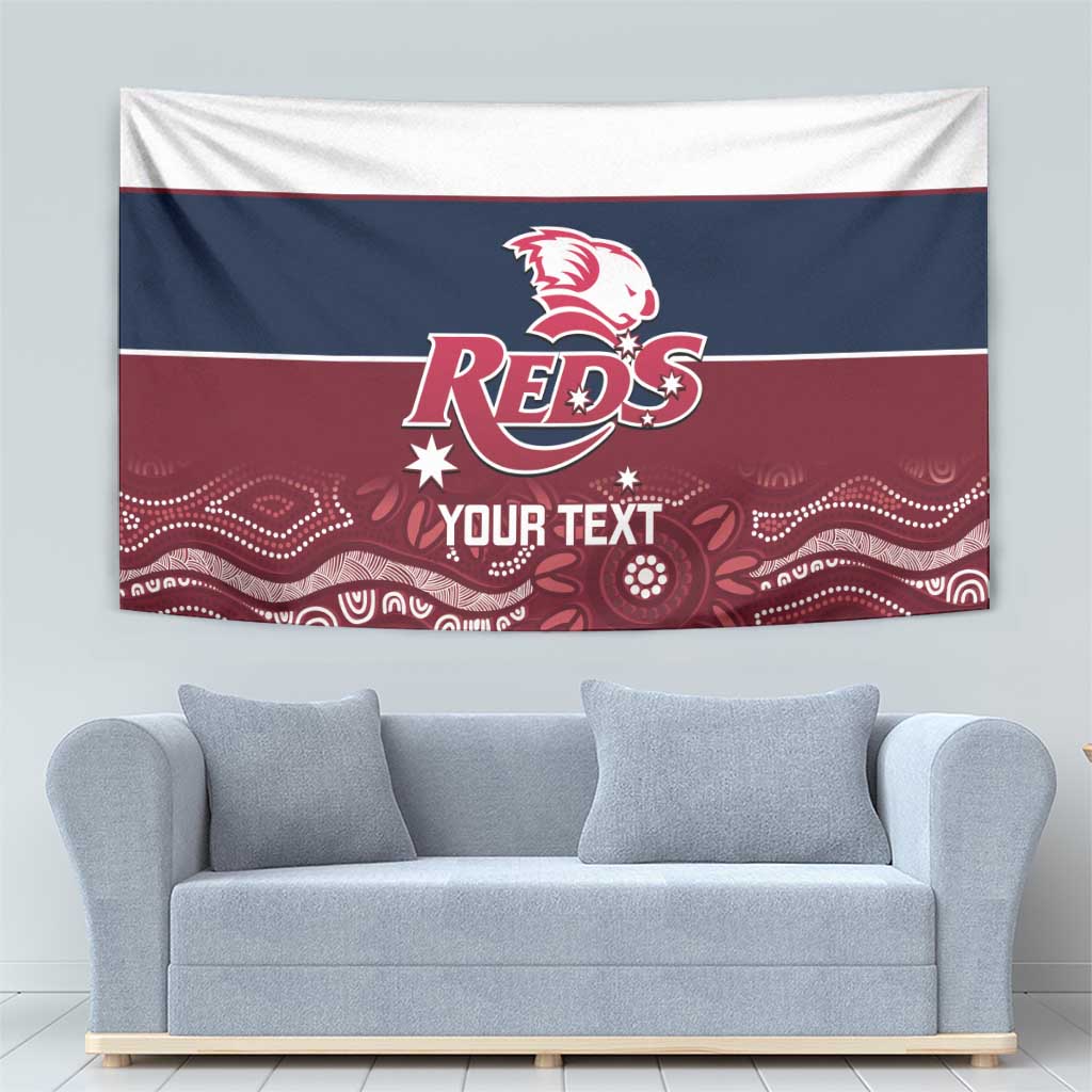 Custom Australia QLD Reds Tapestry Queensland Aboriginal Art