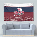 Custom Australia QLD Reds Tapestry Queensland Aboriginal Art