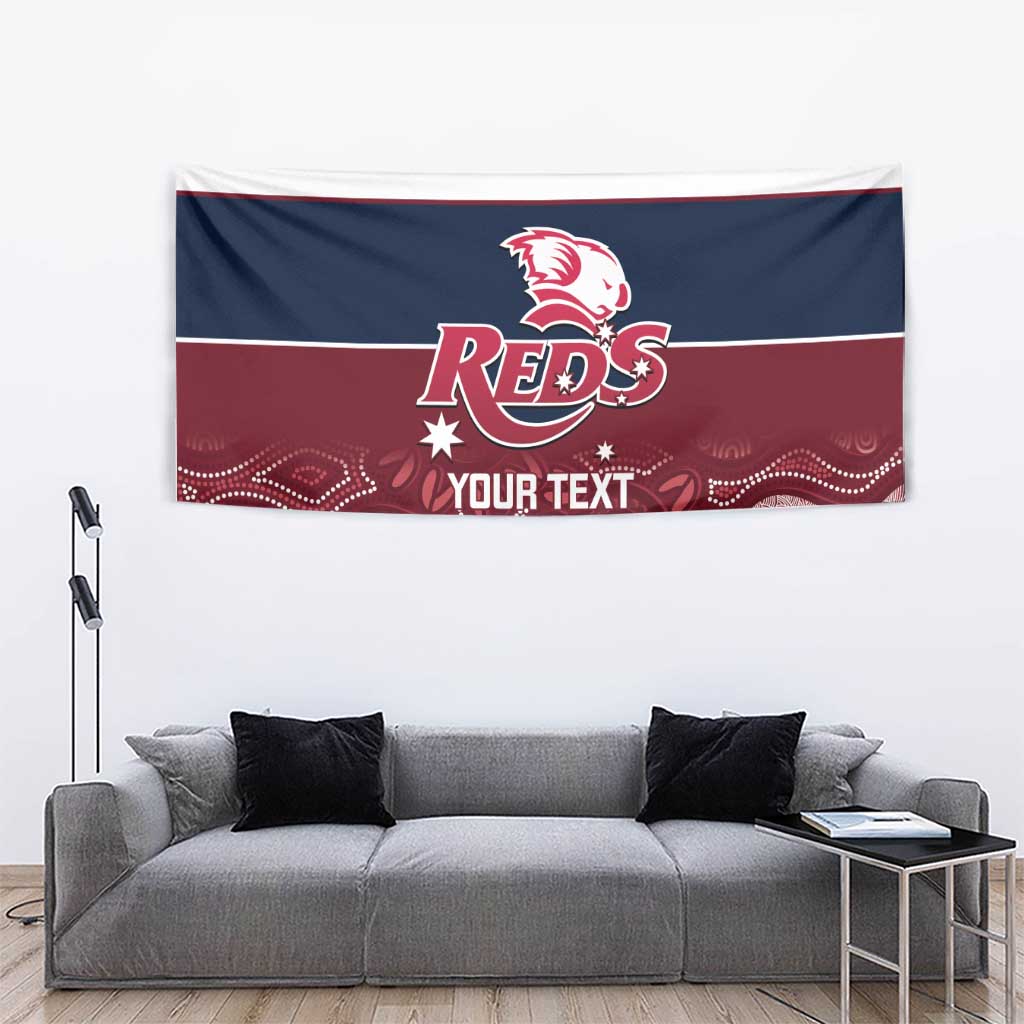 Custom Australia QLD Reds Tapestry Queensland Aboriginal Art