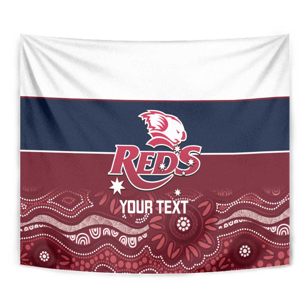 Custom Australia QLD Reds Tapestry Queensland Aboriginal Art