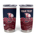 Custom Australia QLD Reds Tumbler Cup Queensland Aboriginal Art