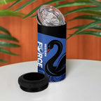 Custom Australia Western Force 4 in 1 Can Cooler Tumbler Black Swan Aboriginal Blue Version