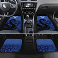 Custom Australia Western Force Car Mats Black Swan Aboriginal Blue Version