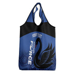 Custom Australia Western Force Grocery Bag Black Swan Aboriginal Blue Version