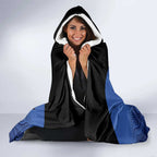 Custom Australia Western Force Hooded Blanket Black Swan Aboriginal Blue Version