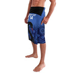 Custom Australia Western Force Lavalava Black Swan Aboriginal Blue Version