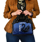 Custom Australia Western Force Shoulder Handbag Black Swan Aboriginal Blue Version