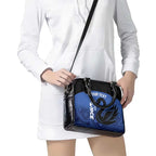 Custom Australia Western Force Shoulder Handbag Black Swan Aboriginal Blue Version