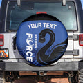 Custom Australia Western Force Spare Tire Cover Black Swan Aboriginal Blue Version