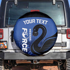 Custom Australia Western Force Spare Tire Cover Black Swan Aboriginal Blue Version
