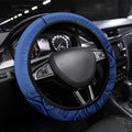 Australia Western Force Steering Wheel Cover Black Swan Aboriginal Blue Version