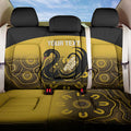 Custom Australia Western Force Back Car Seat Cover 20 Years Anniversary Aboriginal Yellow Version