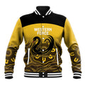 Custom Australia Western Force Baseball Jacket 20 Years Anniversary Aboriginal Yellow Version