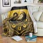Custom Australia Western Force Blanket 20 Years Anniversary Aboriginal Yellow Version