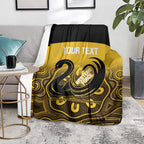 Custom Australia Western Force Blanket 20 Years Anniversary Aboriginal Yellow Version