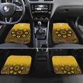 Custom Australia Western Force Car Mats 20 Years Anniversary Aboriginal Yellow Version