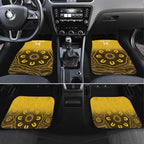 Custom Australia Western Force Car Mats 20 Years Anniversary Aboriginal Yellow Version