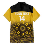 Custom Australia Western Force Family Matching Mermaid Dress and Hawaiian Shirt 20 Years Anniversary Aboriginal Yellow Version