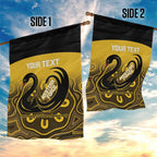 Custom Australia Western Force Garden Flag 20 Years Anniversary Aboriginal Yellow Version