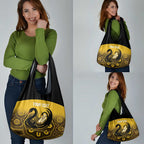 Custom Australia Western Force Grocery Bag 20 Years Anniversary Aboriginal Yellow Version