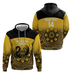 Custom Australia Western Force Hoodie 20 Years Anniversary Aboriginal Yellow Version