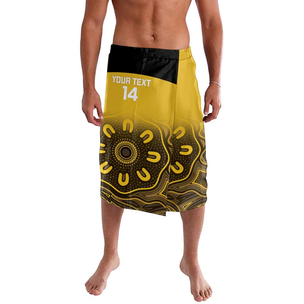 Custom Australia Western Force Lavalava 20 Years Anniversary Aboriginal Yellow Version