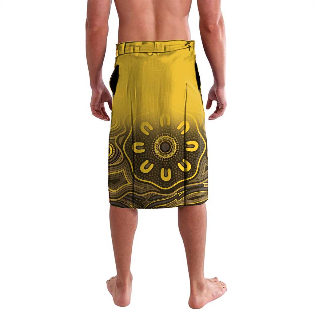 Custom Australia Western Force Lavalava 20 Years Anniversary Aboriginal Yellow Version