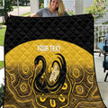 Custom Australia Western Force Quilt 20 Years Anniversary Aboriginal Yellow Version